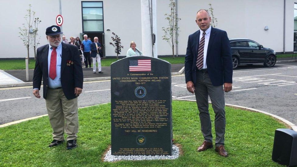 us navy monument in Derry