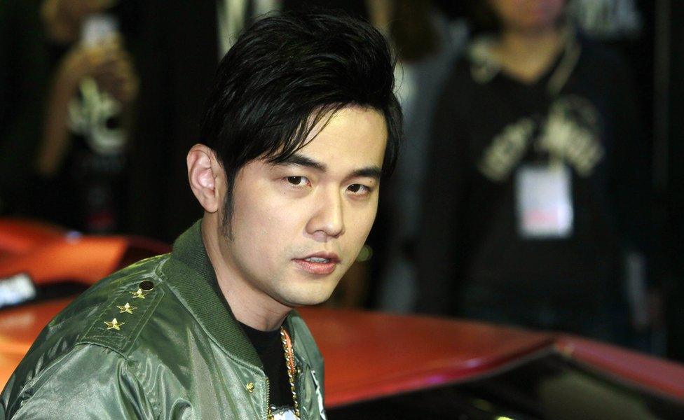 Taiwanese pop star Jay Chou poses for a photo during a promotional event in Taipei, Taiwan, Saturday, 28 November 2015