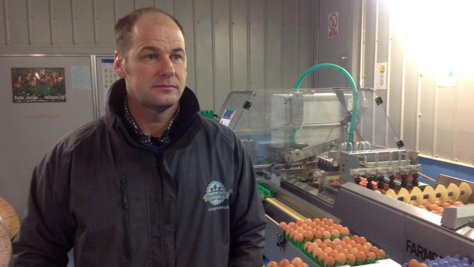 Alistaire Brice of Havensfield Eggs, Hoxne, Suffolk