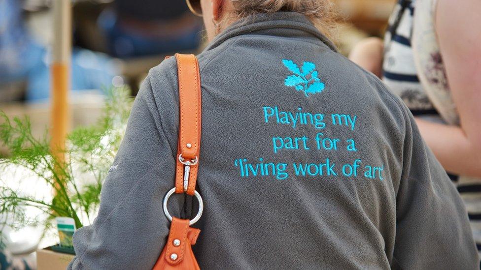 National Trust volunteer