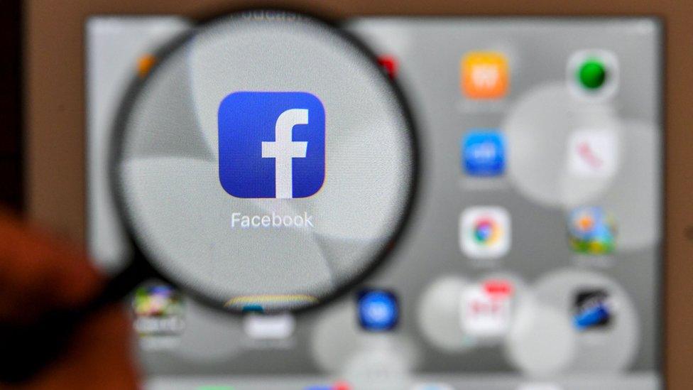 Facebook under magnifying glass