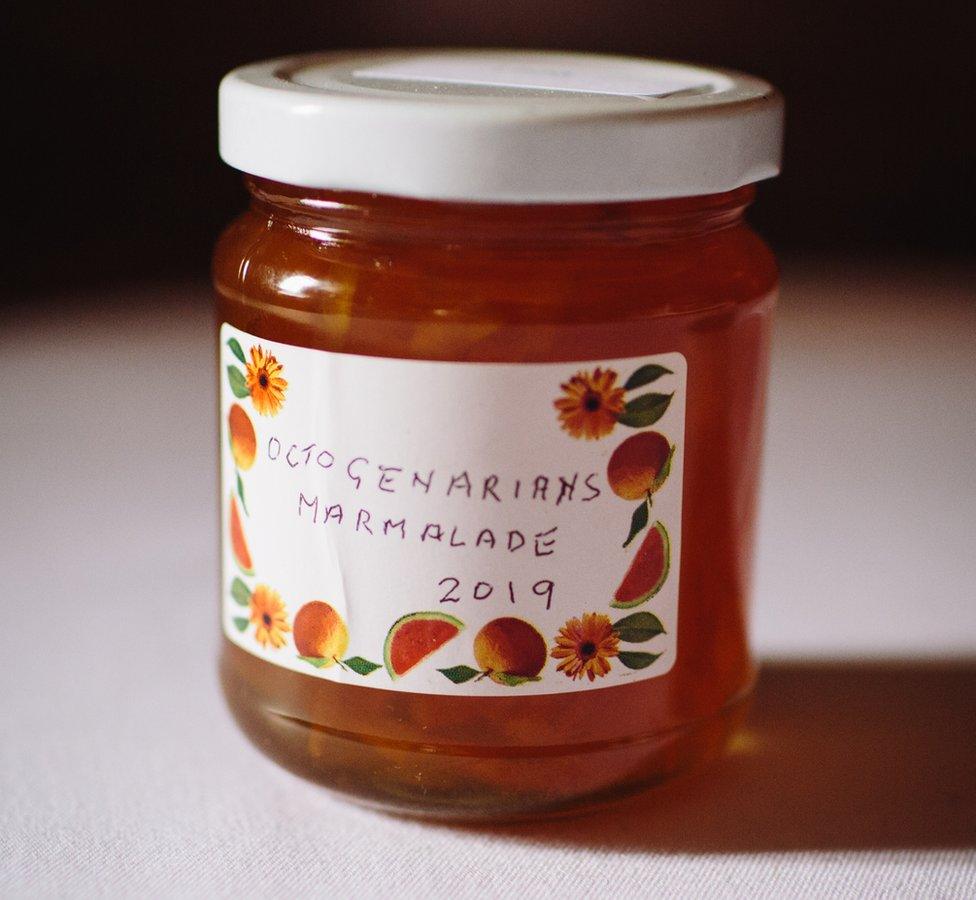 Jar of marmalade