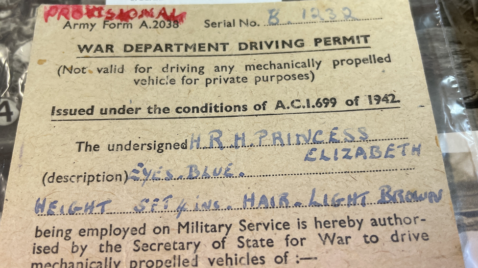 Royal driving licence