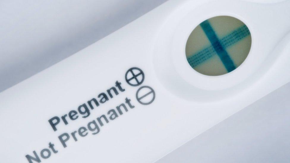 Positive pregnancy test