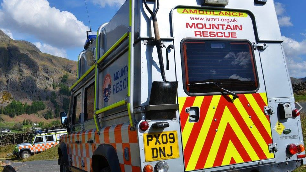 Langdale Ambleside Mountain Rescue Team vehicles