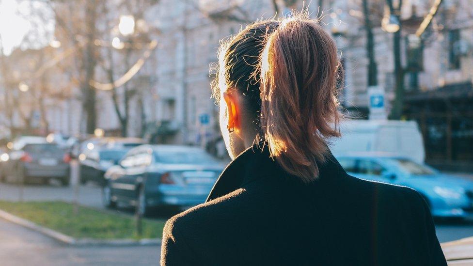 Woman walking