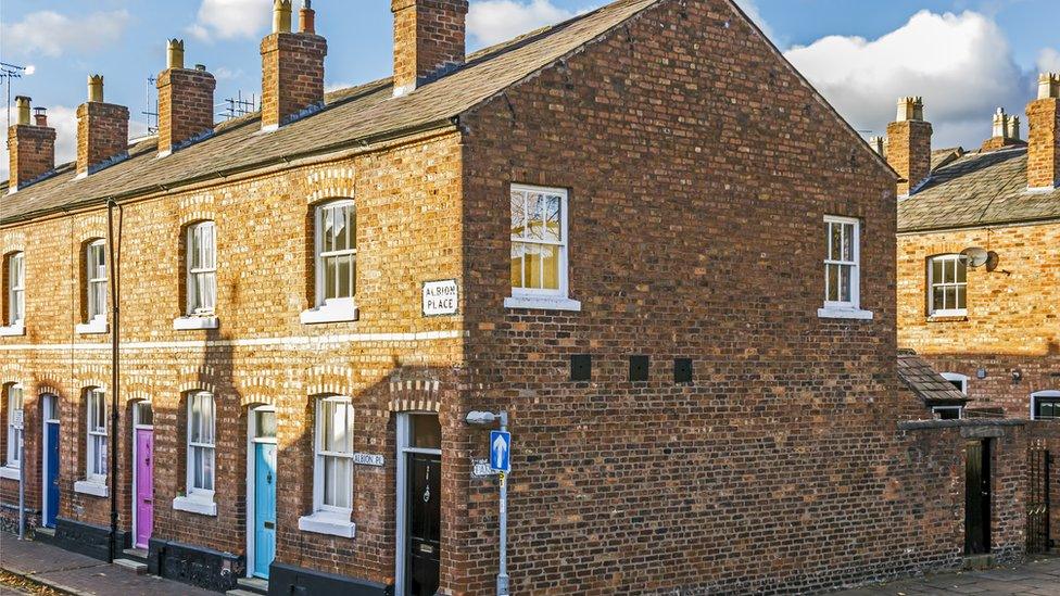 Row of terraced houses