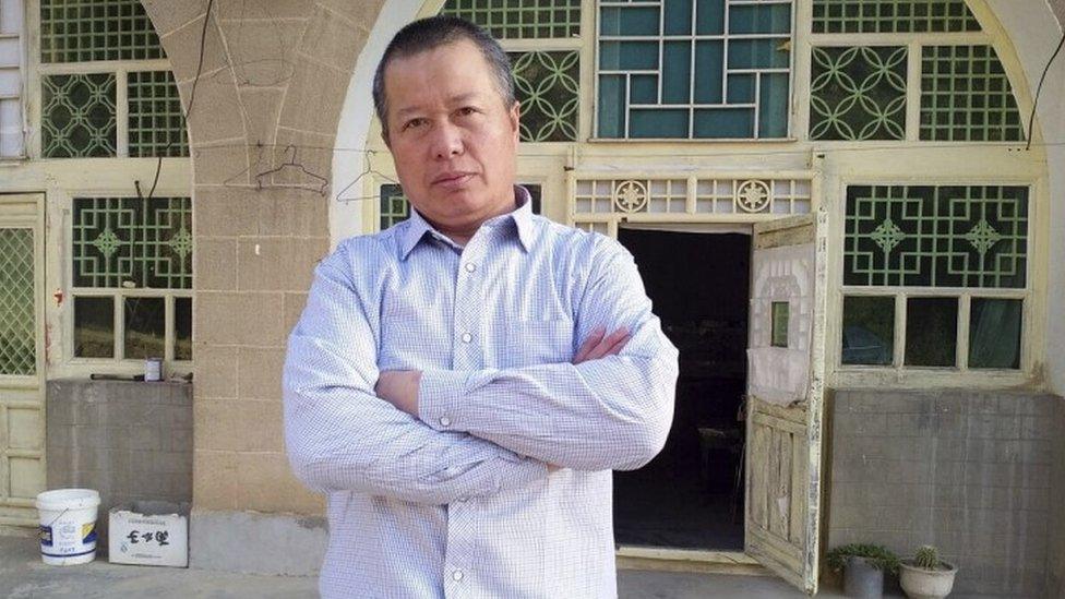 Gao Zhisheng in his hometown in north-western China's Shaanxi province (April 2016)