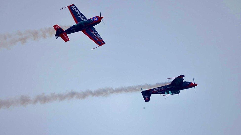 The Blades aerobatic team