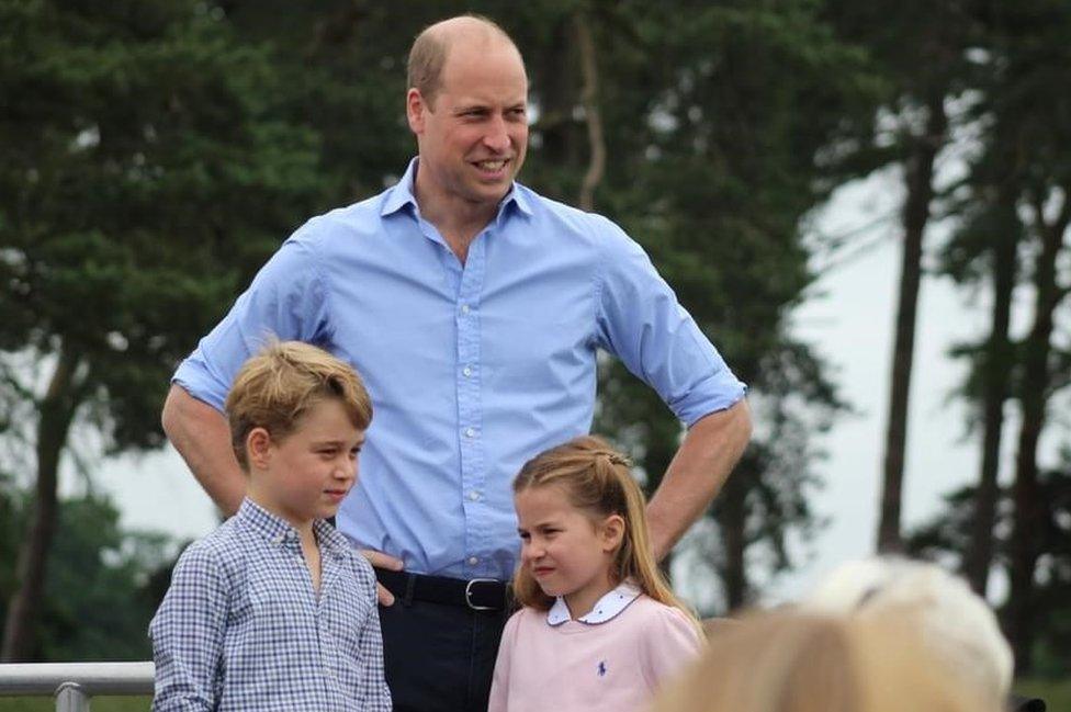 Prince William, Prince George and Princess Charlotte