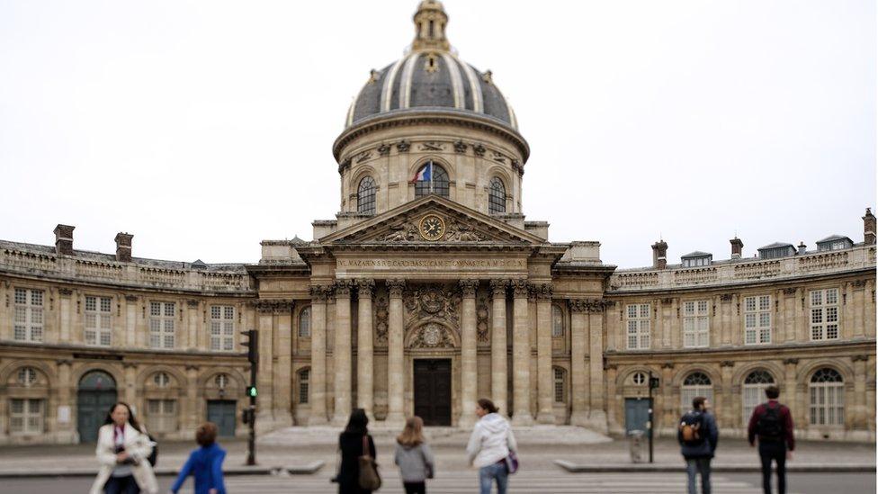 The headquarters of the Académie française