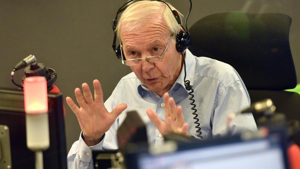 John Humphrys in the Today programme studio