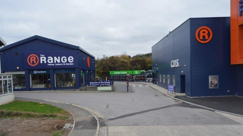 The Range store near to Turnchapel, Plymouth