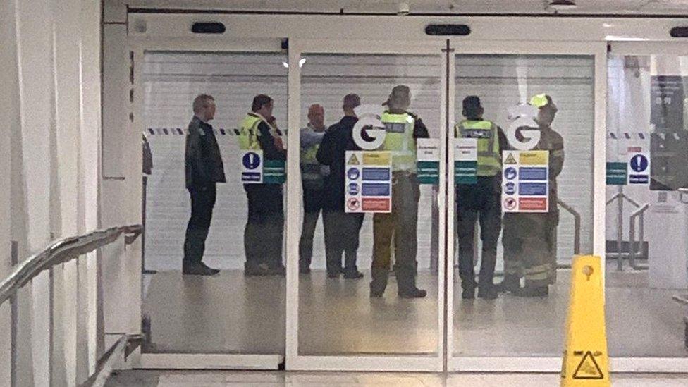 Police at Glasgow Airport