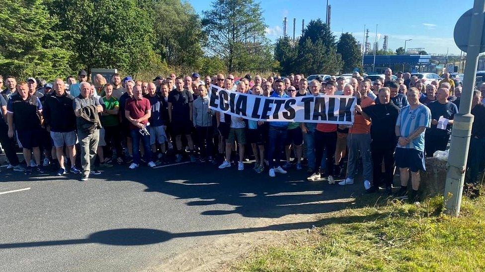 Grangemouth protest