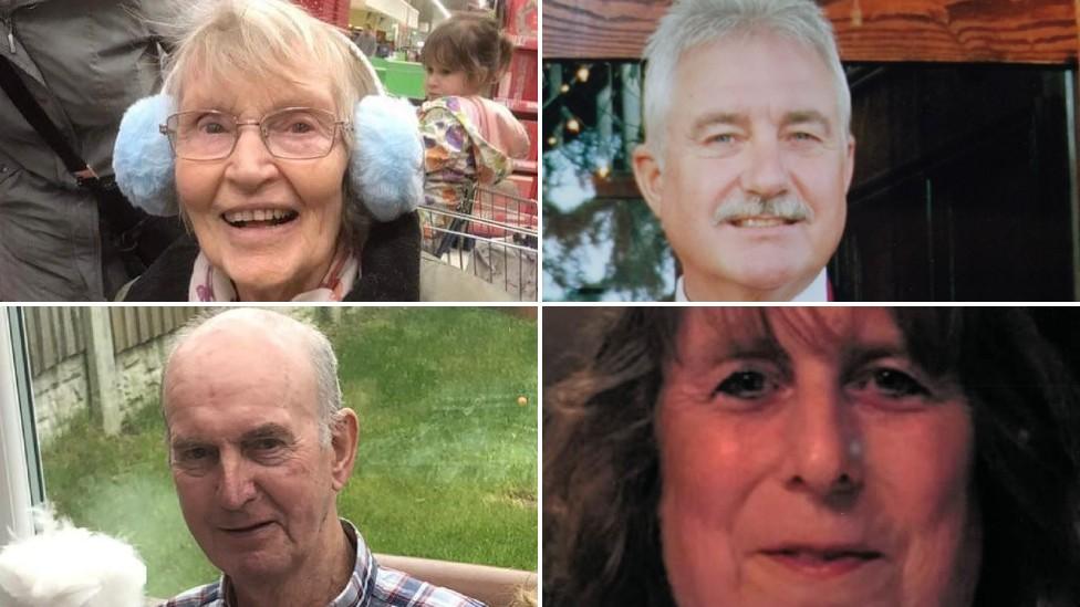 Anita Burkey, Peter Sellars, Carol Cole and William Doleman (clockwise from top left)