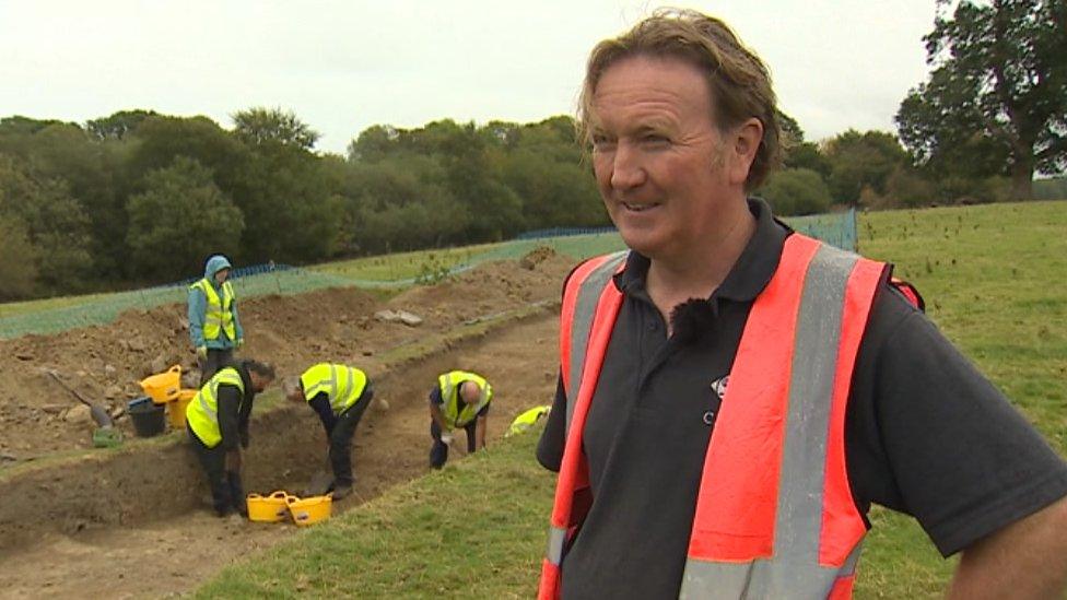 Senior archaeologist Ian Grant