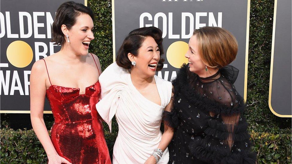 Phoebe Waller-Bridge, Sandra Oh and Jodie Comer