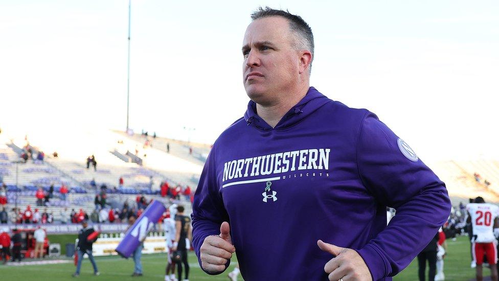 Northwestern University fired its football team's head football coach after hazing allegations