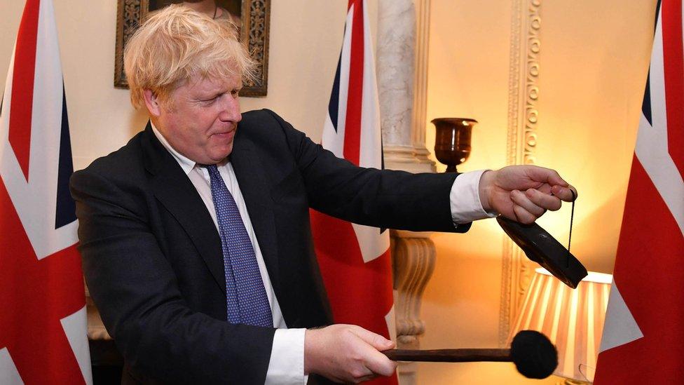 Boris Johnson strikes a bong