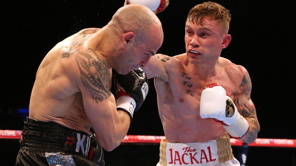 Carl Frampton (right)