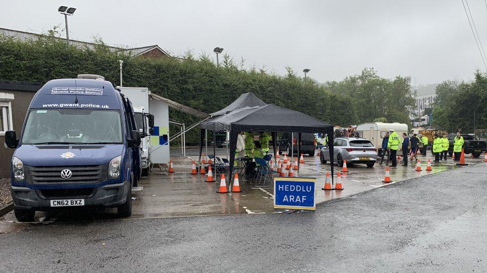 Gwent Police vehicles