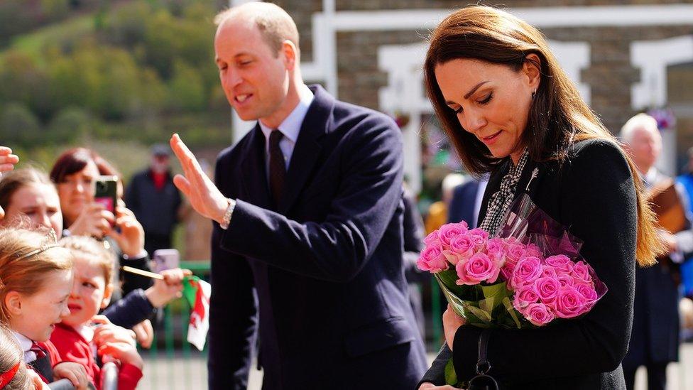 Royals in Aberfan