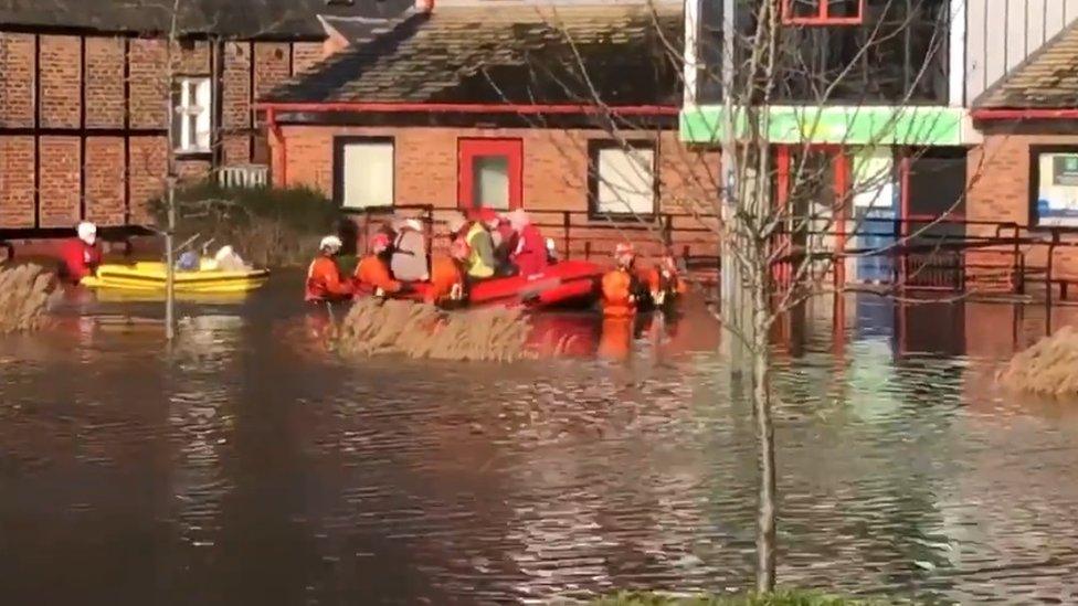 Scene in Northwich, Cheshire