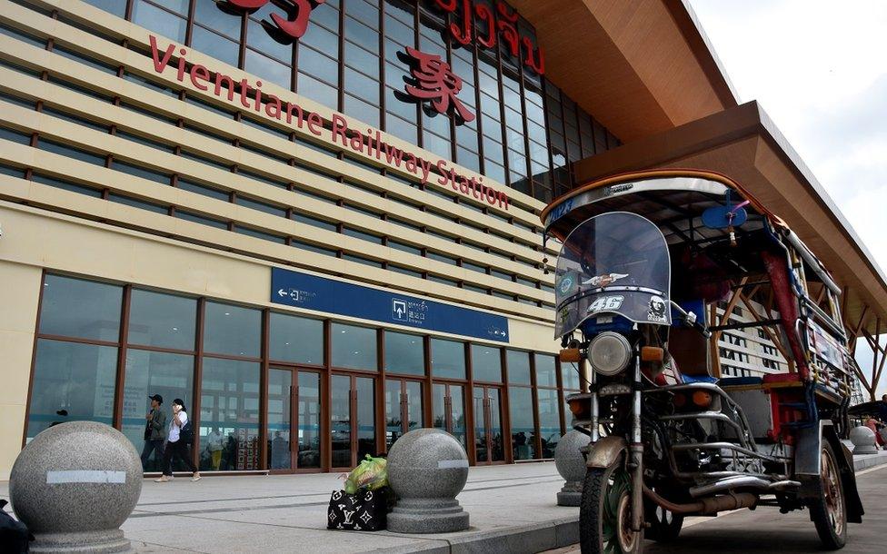 The Vientiane railway station