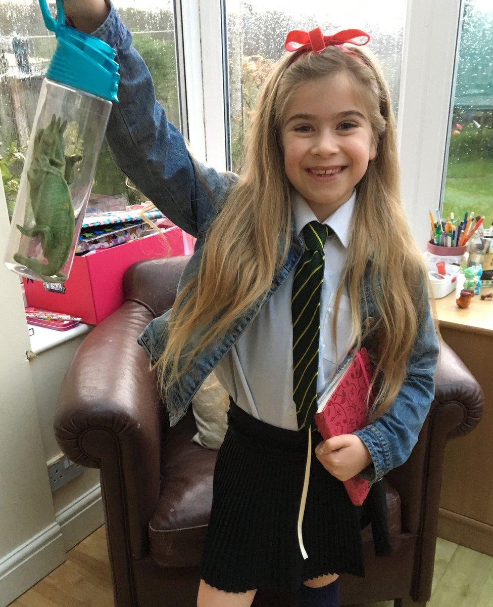 Eight-year-old Martha from Wirral