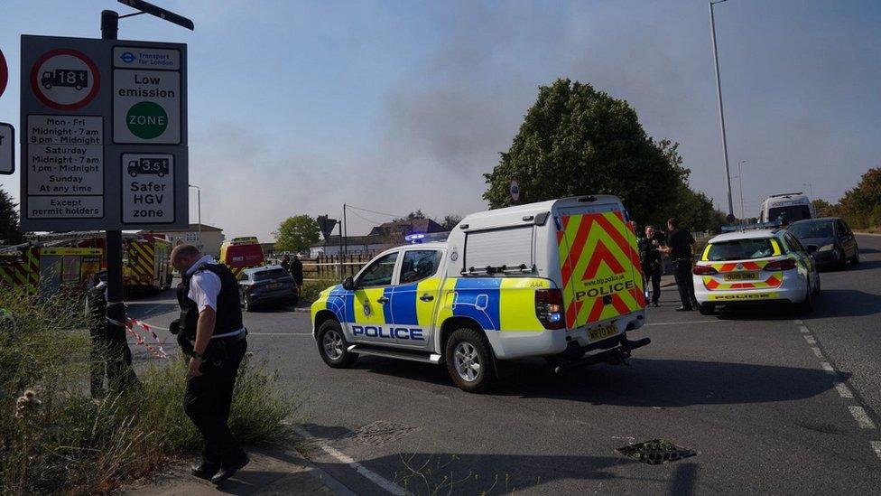 Police in Wennington