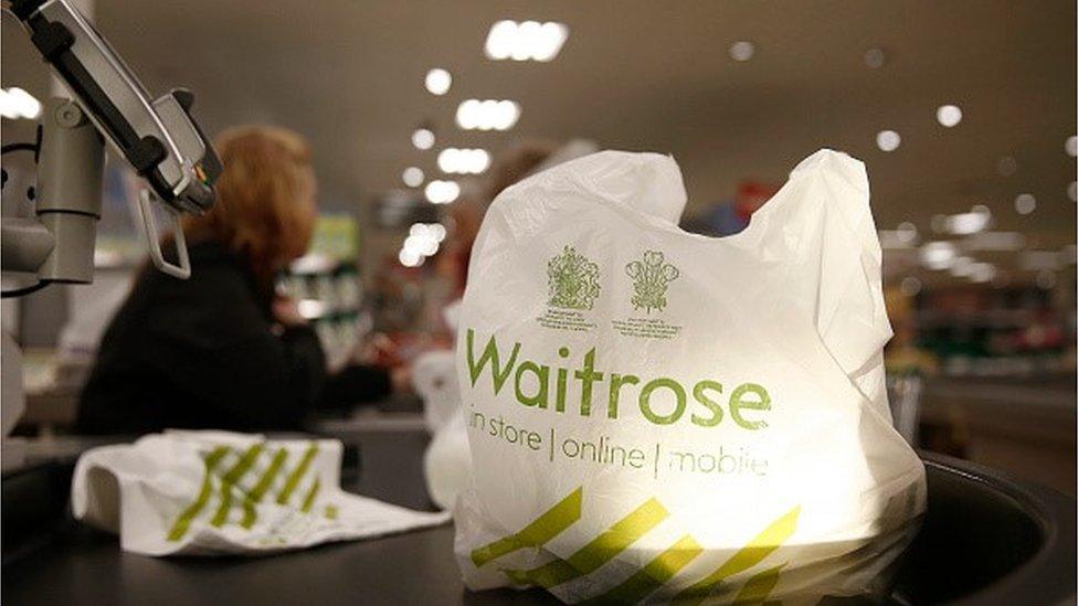 Waitrose shopping bag