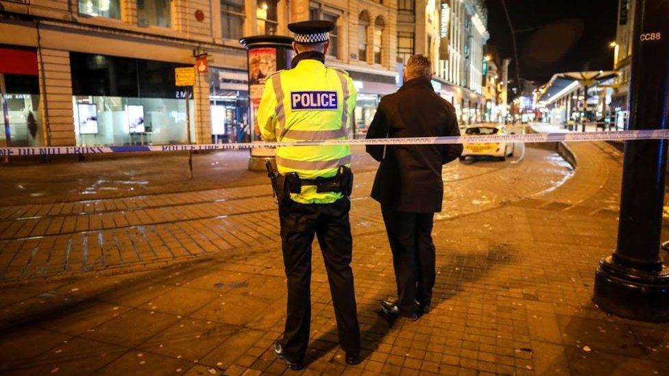 Market Street cordoned off