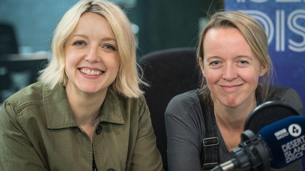 Lauren Laverne and Emily Eavis