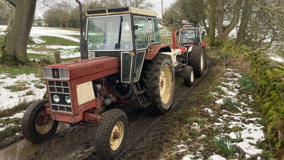 Vintage tractor