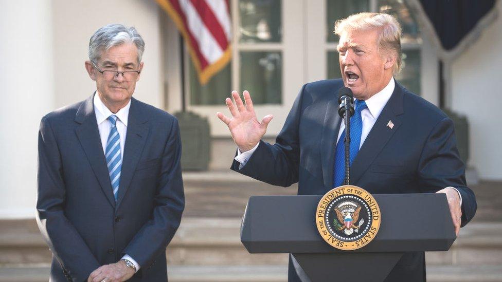 Jerome Powell Donald Trump