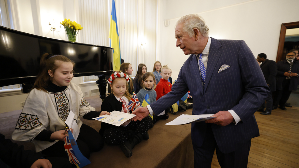 Prince Charles at the Ukrainian Catholic Cathedral