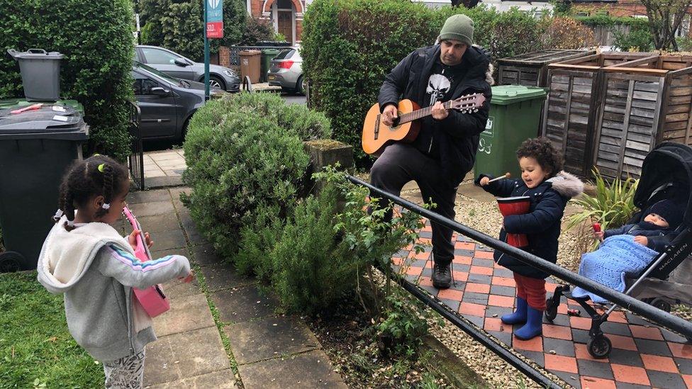 children-and-dad-with-musical-instruments.