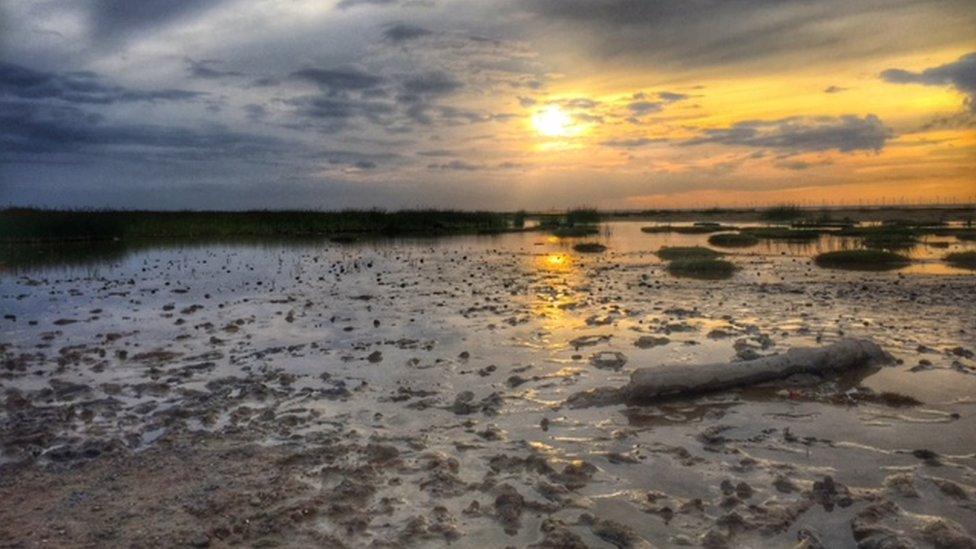 The north Wales coast, near Prestatyn