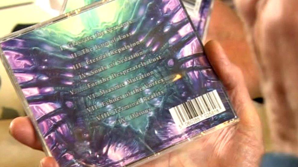 Back of Bernie Clifton's album