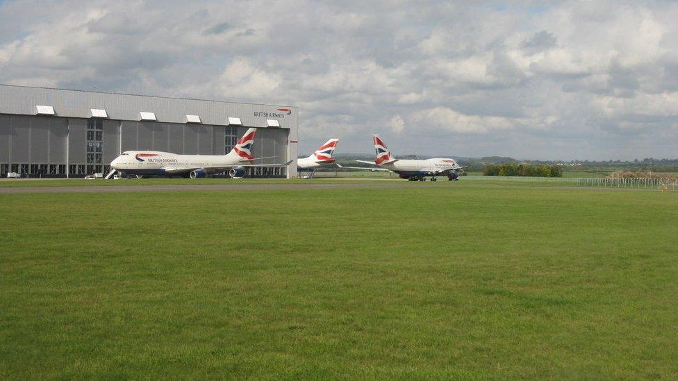 BAMC hanger at Rhoose