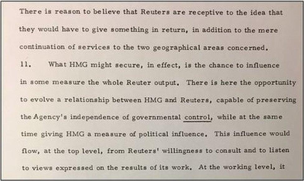 Extract from released document