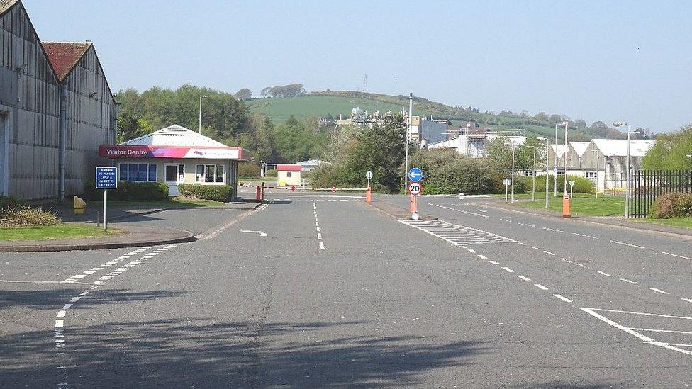 DuPont Teijin Film's factory in Dumfries