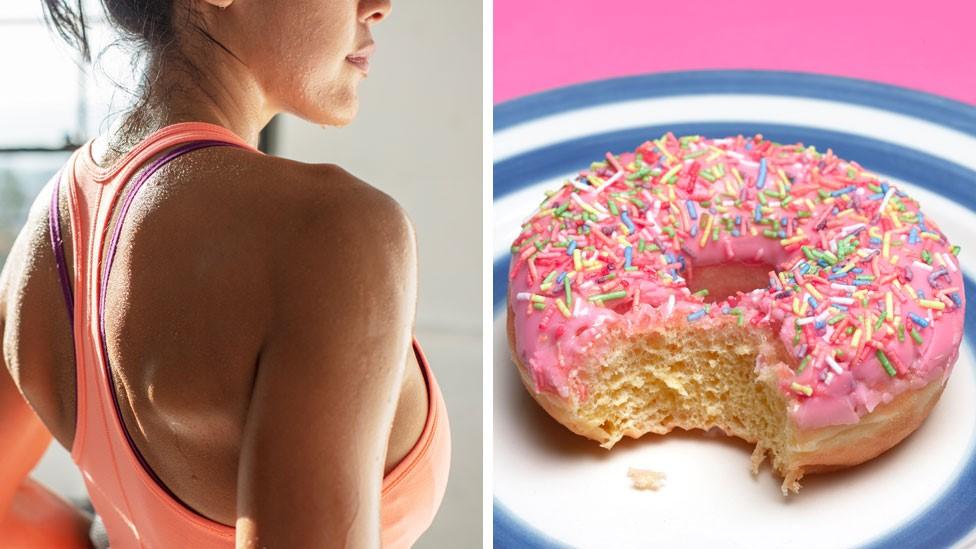 doughnut and bra