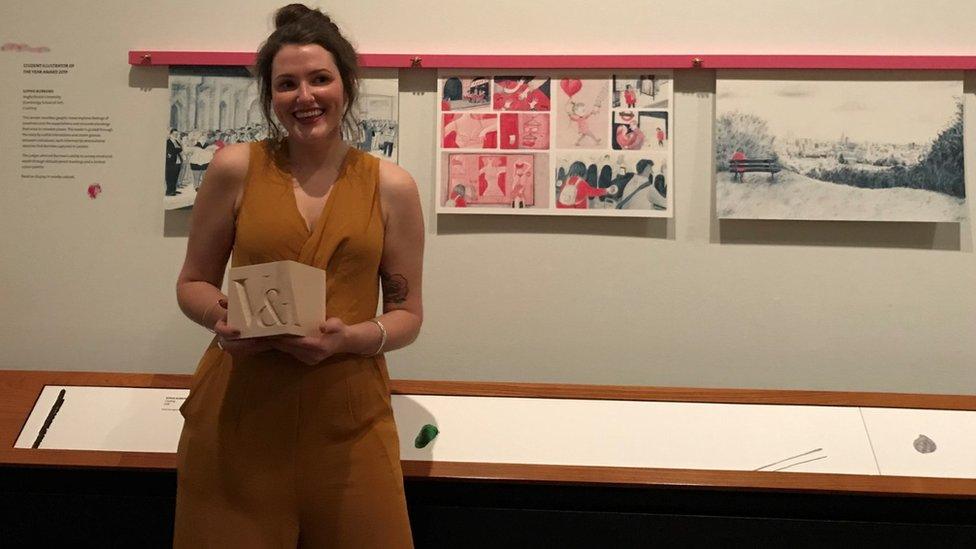 Sophie Burrows and the V&A Award