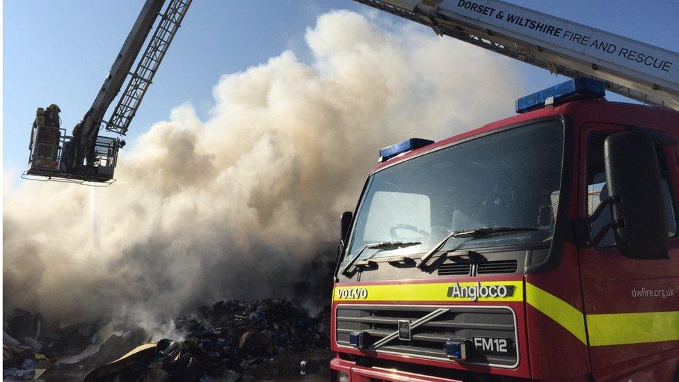 Nuffield industrial estate fire