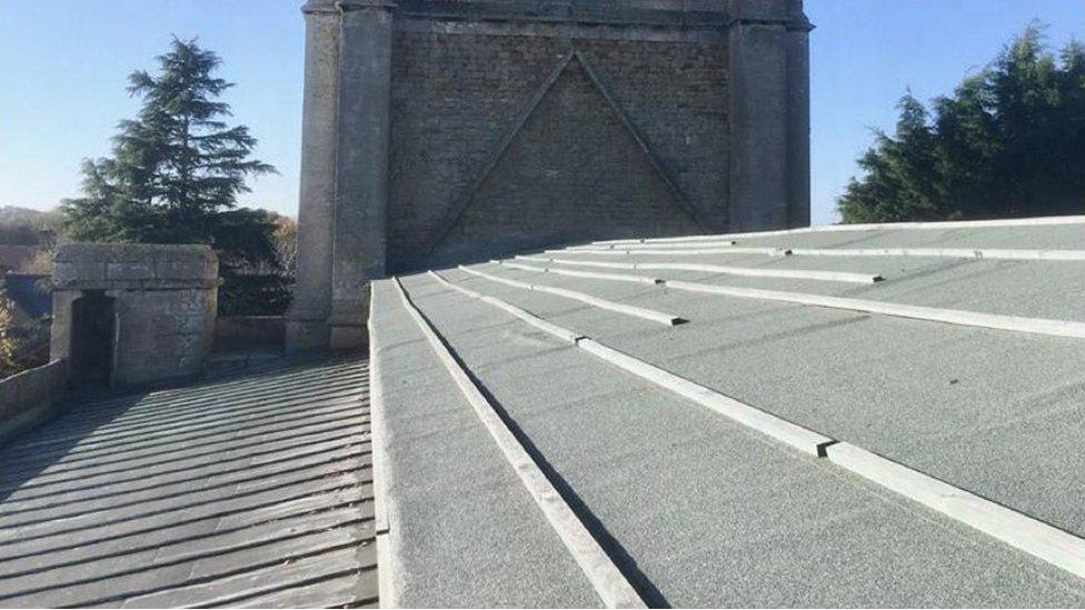 Church of St Peter Ad Vincula roof