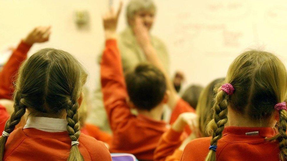 Pupils in a classroom