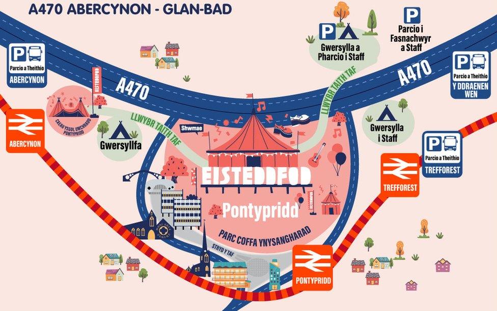 Map Eisteddfod