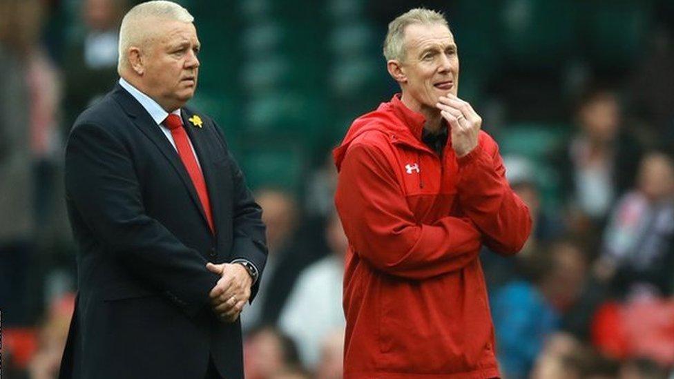 Warren Gatland a Rob Howley